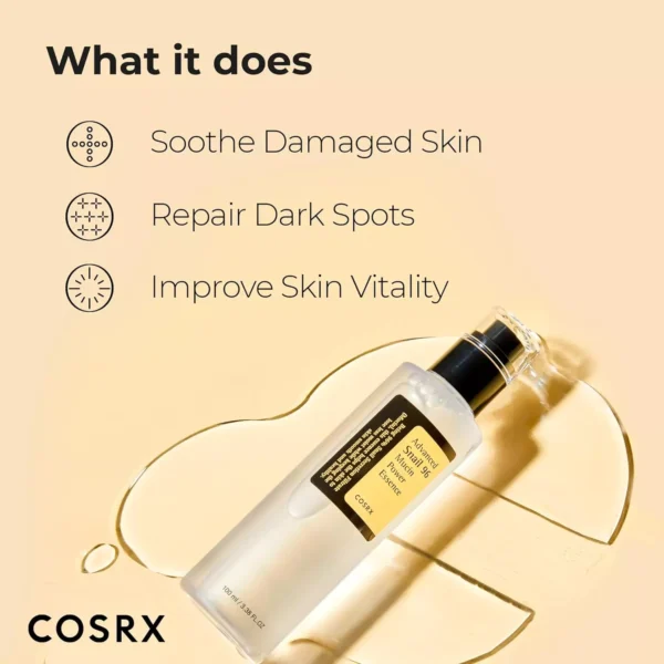 COSRX Advanced Snail 96 Mucin - Skin Repair & Hydrating Serum - Image 3