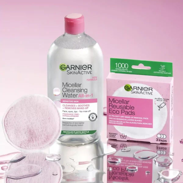 Garnier Micellar Cleansing Water, Gentle face Cleanser & Makeup Remover-700ml - Image 6