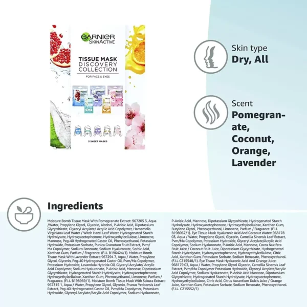 Garnier Sheet Mask Discovery Collection - Image 9