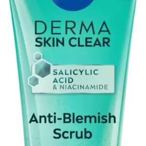 NIVEA Derma Skin Clear Scrub, Exfoliating Face Scrub